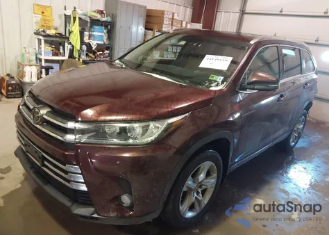 2017 Toyota Highlander Limited z USA, uszkodzony, nr VIN 5TDDZRFHXHS385181